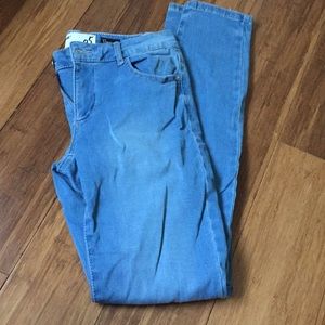 light washed jeans